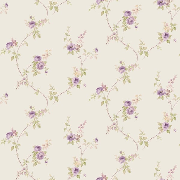 Galerie Wallpaper Product code: CI38226 - Classic Silks 4 Wallpaper Collection - Beige choke Purple Yellow Colours -  