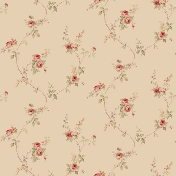 Galerie Wallpaper Product code: CI38228 - Classic Silks 4 Wallpaper Collection - Tan Choke Red  Yellow Colours -  