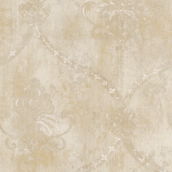 Galerie Wallpaper Product code: CI38253 - Classic Silks 4 Wallpaper Collection - Pearl, Beige, White, Cream Colours -  