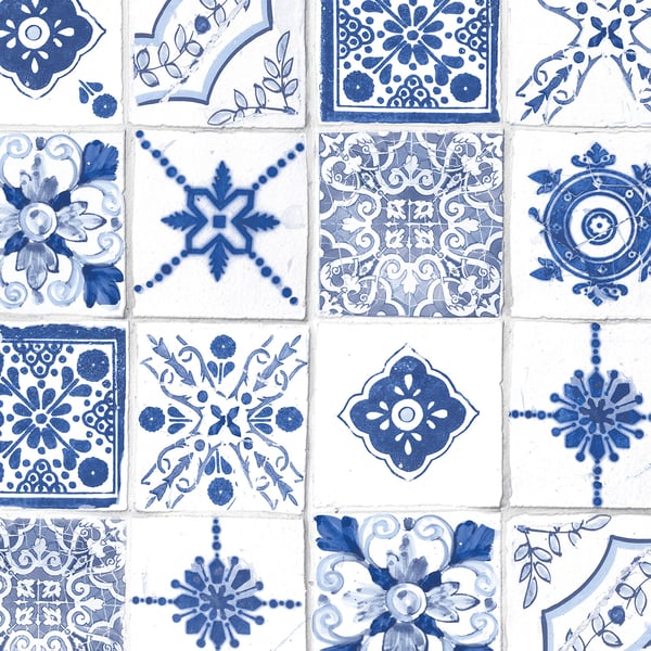 Galerie Wallpaper Product code: CK36621 - Kitchen Style 3 Wallpaper Collection - Blue White Colours -  
