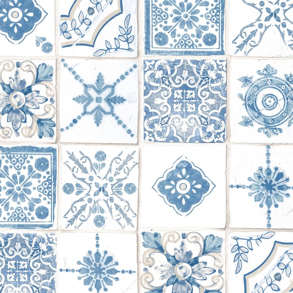 Galerie Wallpaper Product code: CK36622 - Kitchen Style 3 Wallpaper Collection - Blue White Colours -  