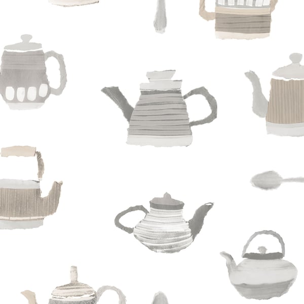 Galerie Wallpaper Product code: CK36634 - Kitchen Style 3 Wallpaper Collection - Grey Beige Colours -  