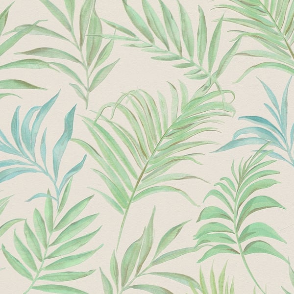 Galerie Wallpaper Product code: CL65281 - Cosmo Living Wallpaper Collection - Cream Green Metallic Colours -  