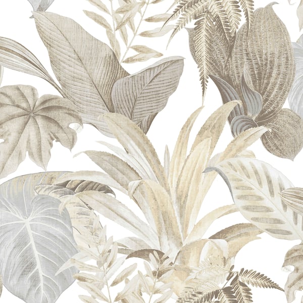 Galerie Wallpaper Product code: CM27014 - Botanica Wallpaper Collection - Cream Grey Colours -  