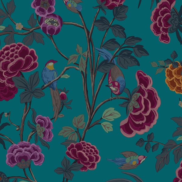 Galerie Wallpaper Product code: DA23243 - Luxe Wallpaper Collection - Green Red Colours -  