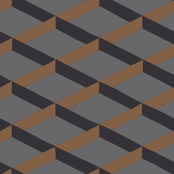Galerie Wallpaper Product code: DA23253 - Luxe Wallpaper Collection - Brown Black Grey Colours -  