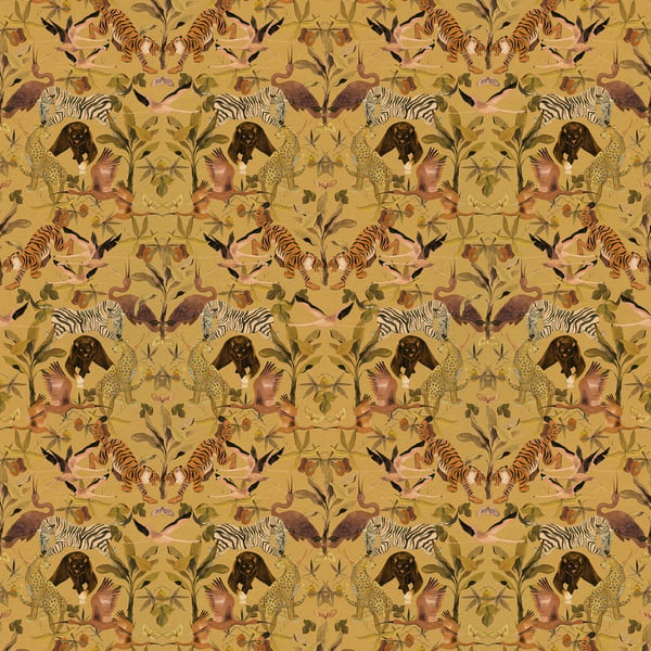 Galerie Wallpaper Product code: DW2002_3 - Designer Walls Wallpaper Collection - Ochre Colours -  