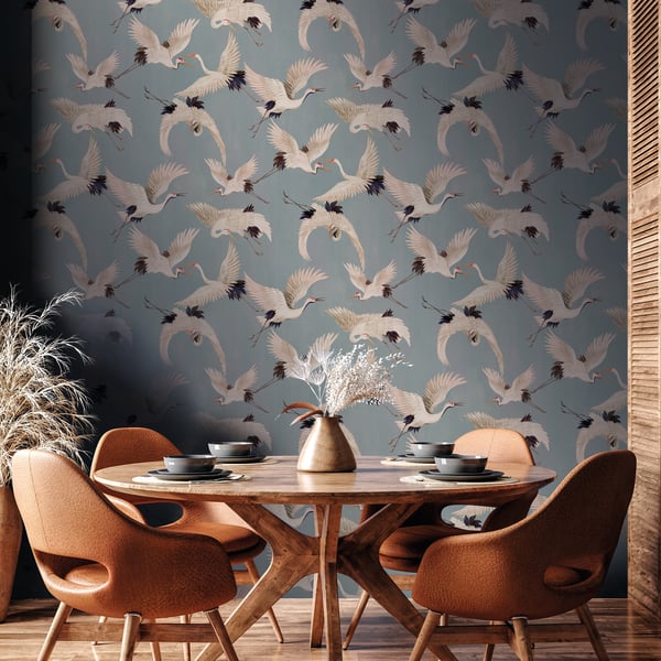 Galerie Wallpaper Product code: DW2019_2 - Designer Walls Wallpaper Collection - Light Blue Fog Colours -  