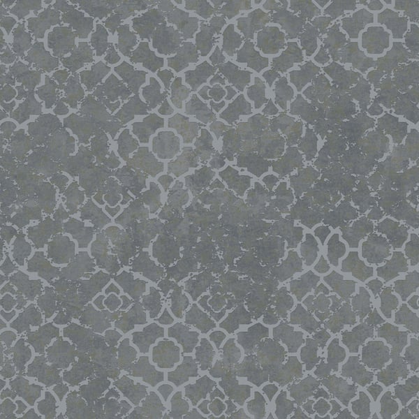 Galerie Wallpaper Product code: DWP0246-02 - Emporium Wallpaper Collection - Grey Silver Colours -  