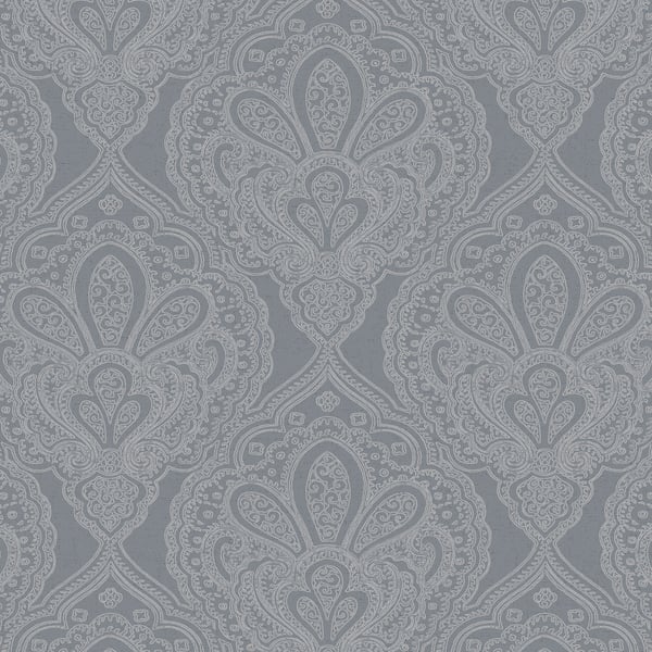 Galerie Wallpaper Product code: DWP0247-02 - Emporium Wallpaper Collection - Grey Silver Colours -  