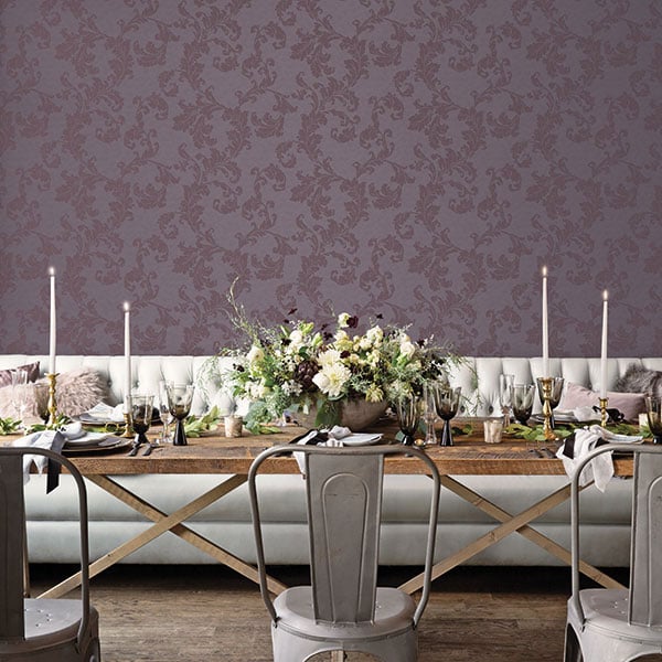 Galerie Wallpaper Product code: DWP0250-01R - Emporium Wallpaper Collection - Purple Colours -  