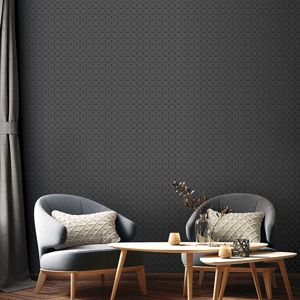 Galerie Wallpaper Product code: ED13097R - Ted Baker Eden Wallpaper Collection - Charcoal Black Colours -  