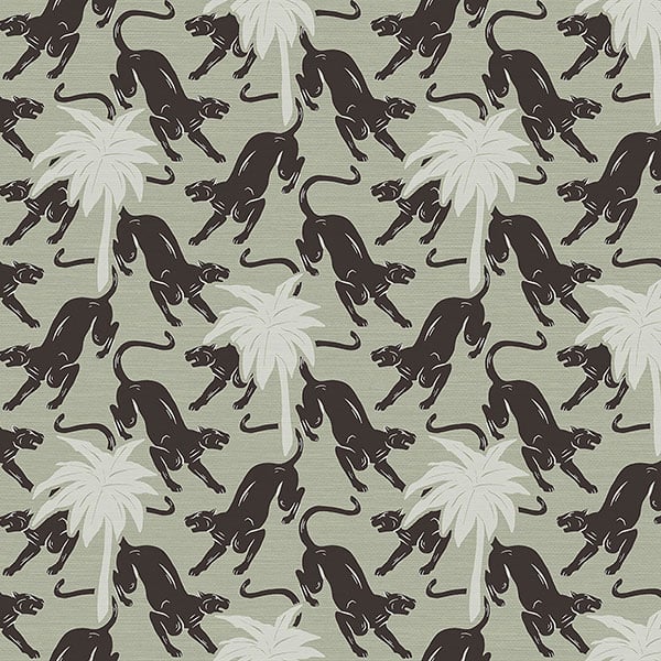 Galerie Wallpaper Product code: ED13105 - Ted Baker Eden Wallpaper Collection - Green Black White Colours -  