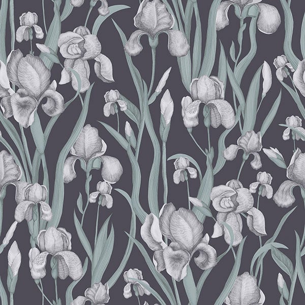 Galerie Wallpaper Product code: EL21025 - Elisir Wallpaper Collection - Blue Lilac Green Colours -  