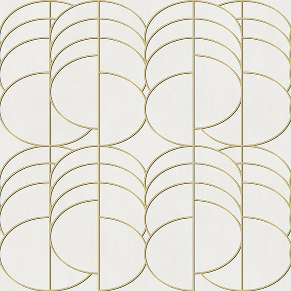 Galerie Wallpaper Product code: EL21053 - Elisir Wallpaper Collection - White Gold Colours -  