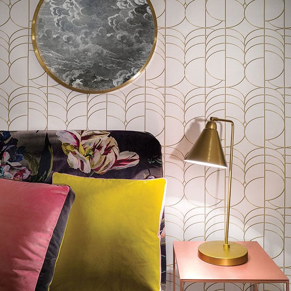 Galerie Wallpaper Product code: EL21053R - Elisir Wallpaper Collection - White Gold Colours -  