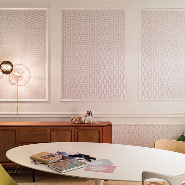 Galerie Wallpaper Product code: EL21061R - Elisir Wallpaper Collection - Pink Silver White Colours -  