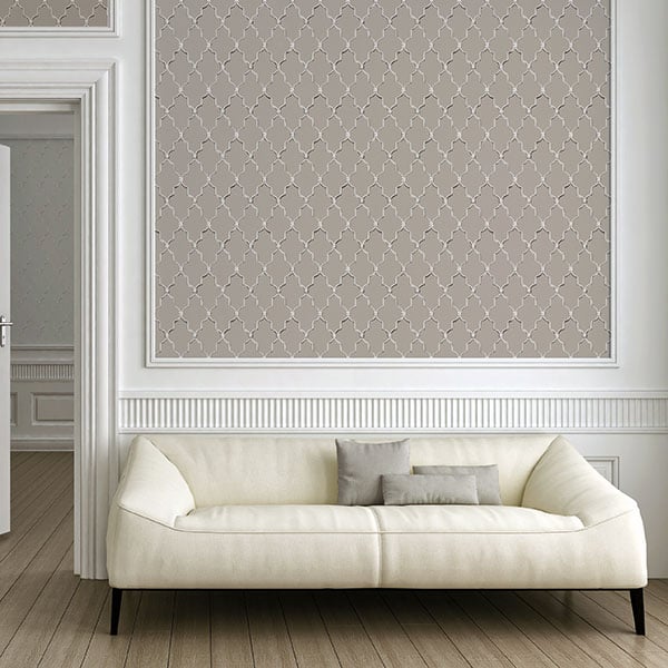 Galerie Wallpaper Product code: ES31120R - Escape Wallpaper Collection - Taupe, Grey, Black Colours -  