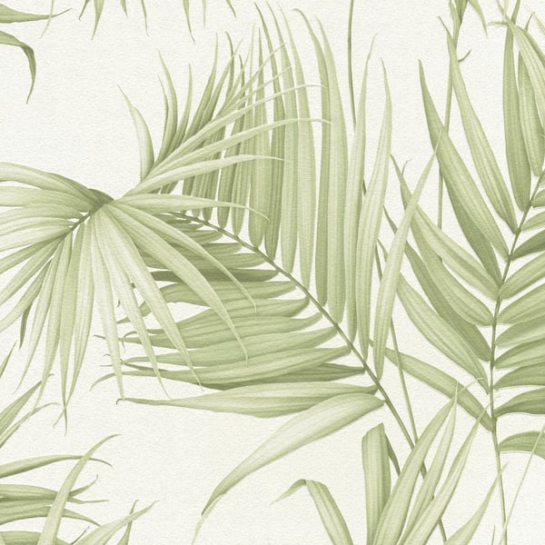 Galerie Wallpaper Product code: ES31132 - Escape Wallpaper Collection - Green, White Colours -  