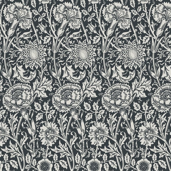 Galerie Wallpaper Product code: ET12500 - Arts and Crafts Wallpaper Collection - Black White Colours -  