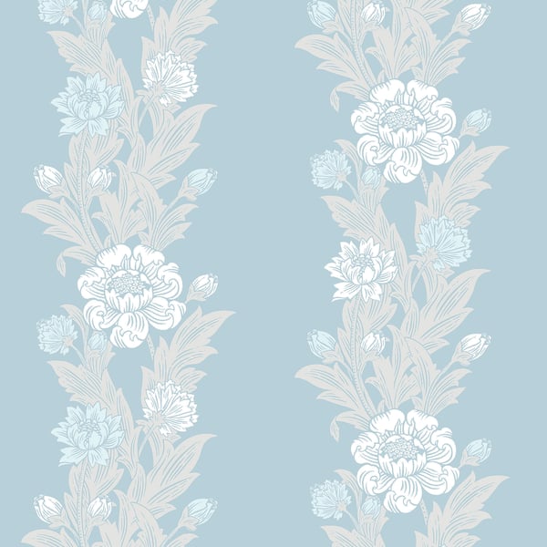 Galerie Wallpaper Product code: ET12702 - Arts and Crafts Wallpaper Collection - White Blue Beige Colours -  