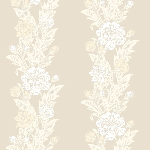 Galerie Wallpaper Product code: ET12705 - Arts and Crafts Wallpaper Collection - White Beige Colours -  