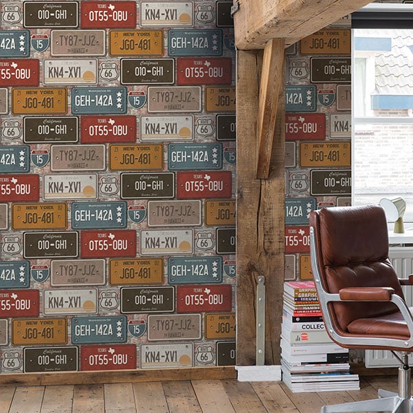 Galerie Wallpaper Product code: EW3601R - Urban Living Wallpaper Collection -   