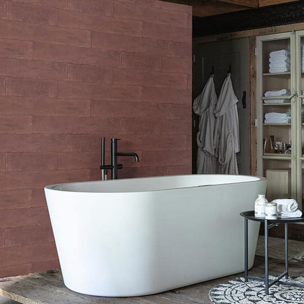 Galerie Wallpaper Product code: EX31028R - Exposed Wallpaper Collection - Rustic Red Colours -  