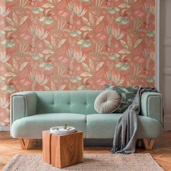 Galerie Wallpaper Product code: FL61122_2 - Flourish Wallpaper Collection - Beige/Green Colours -  