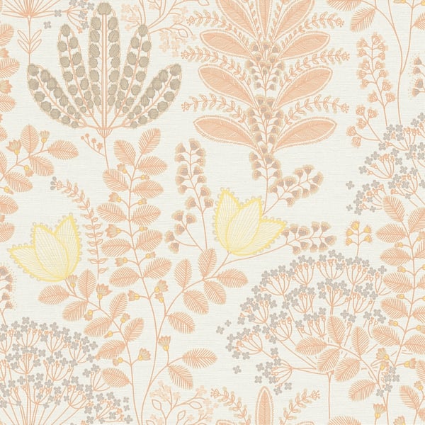 Galerie Wallpaper Product code: FL61125 - Flourish Wallpaper Collection - Yellow/Orange Colours -  
