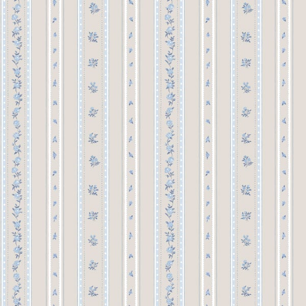 Galerie Wallpaper Product code: G23221 - Floral Themes Wallpaper Collection - Blue Beige Colours -  