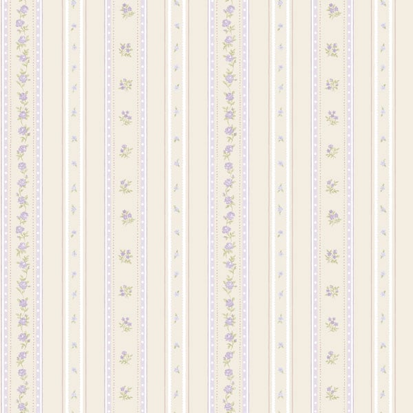 Galerie Wallpaper Product code: G23223 - Floral Themes Wallpaper Collection - Lilac Beige Colours -  