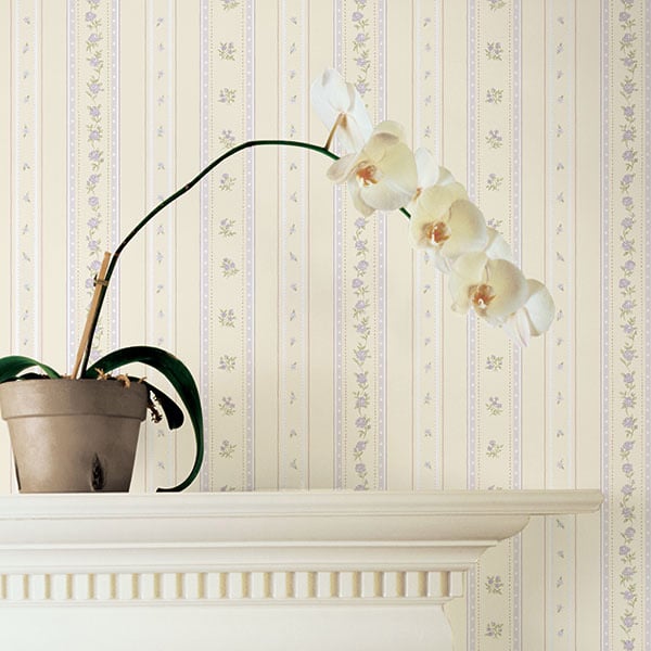 Galerie Wallpaper Product code: G23223R - Floral Themes Wallpaper Collection - Lilac Beige Colours -  