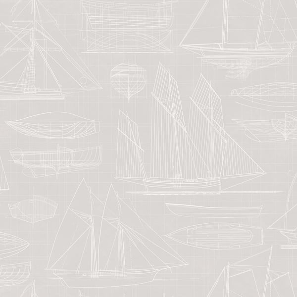 Galerie Wallpaper Product code: G23324 - Deauville 2 Wallpaper Collection - Grey Beige White Colours -  