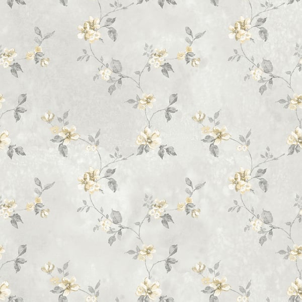 Galerie Wallpaper Product code: G34162 - Country Cottage Wallpaper Collection - Grey Yellow Colours -  