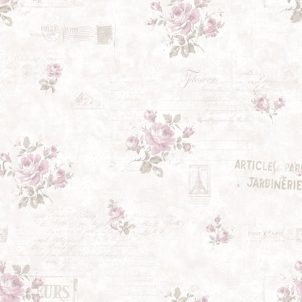 Galerie Wallpaper Product code: G45084 - Vintage Rose Wallpaper Collection - Pink Cream Colours -  