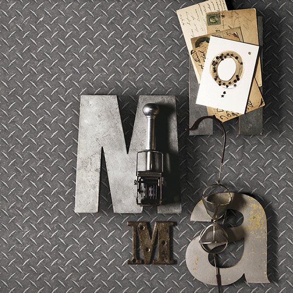 Galerie Wallpaper Product code: G45174R - Nostalgie Wallpaper Collection - Silver Grey Colours -  