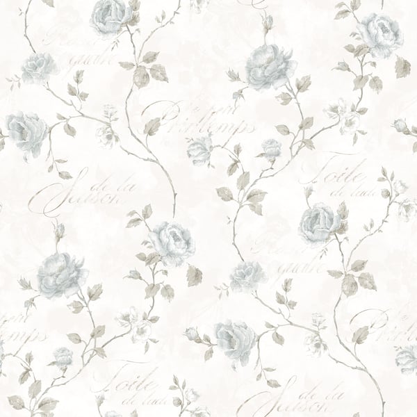 Galerie Wallpaper Product code: G45326 - Vintage Roses Wallpaper Collection - Blue Cream Colours -  