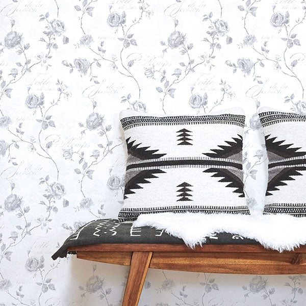 Galerie Wallpaper Product code: G45328R - Vintage Roses Wallpaper Collection - Grey Colours -  