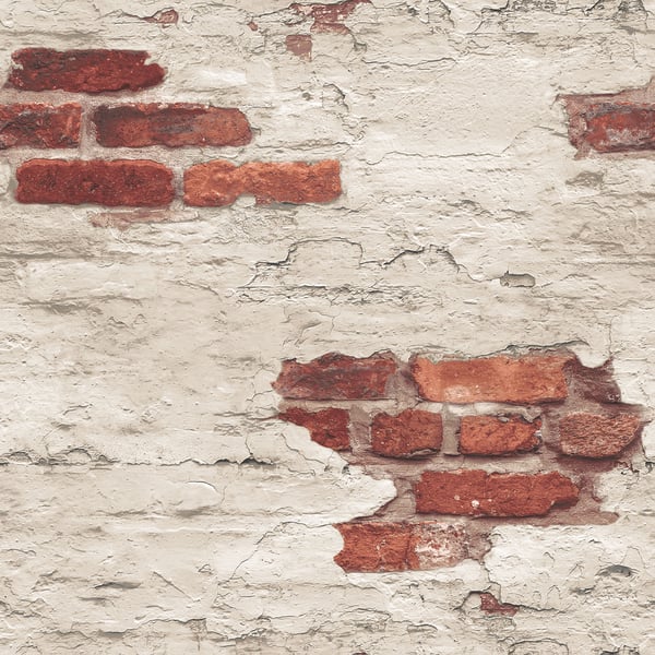 Galerie Wallpaper Product code: G45354 - Grunge Wallpaper Collection - White Red Colours -  