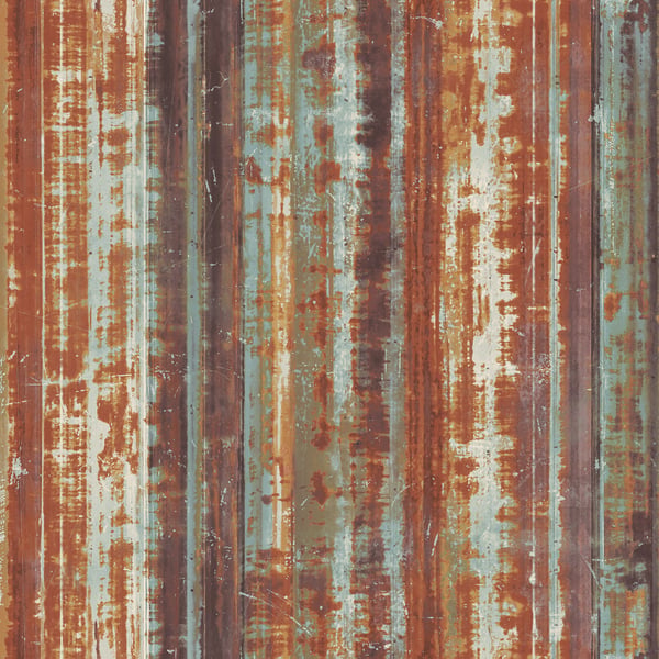 Galerie Wallpaper Product code: G45358 - Grunge Wallpaper Collection - Orange Blue Gold Colours -  