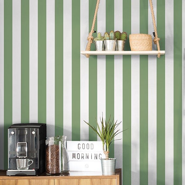 Galerie Wallpaper Product code: G45401R - Just Kitchens Wallpaper Collection - Green Colours -  