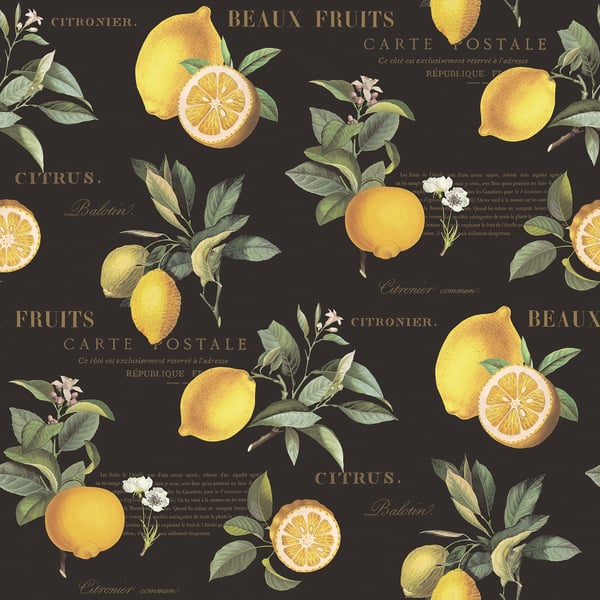 Galerie Wallpaper Product code: G45411 - Just Kitchens Wallpaper Collection - Black Yellow Colours -  