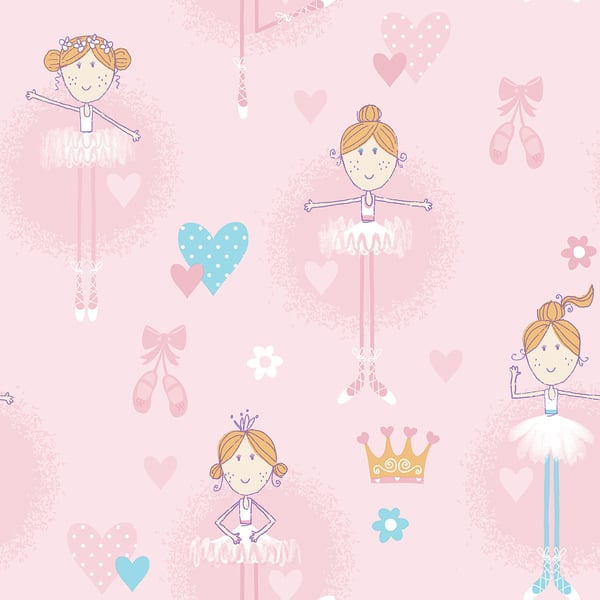 Galerie Wallpaper Product code: G56002 - Just 4 Kids 2 Wallpaper Collection - Pink Colours -  
