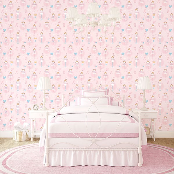 Galerie Wallpaper Product code: G56002R - Just 4 Kids 2 Wallpaper Collection - Pink Colours -  