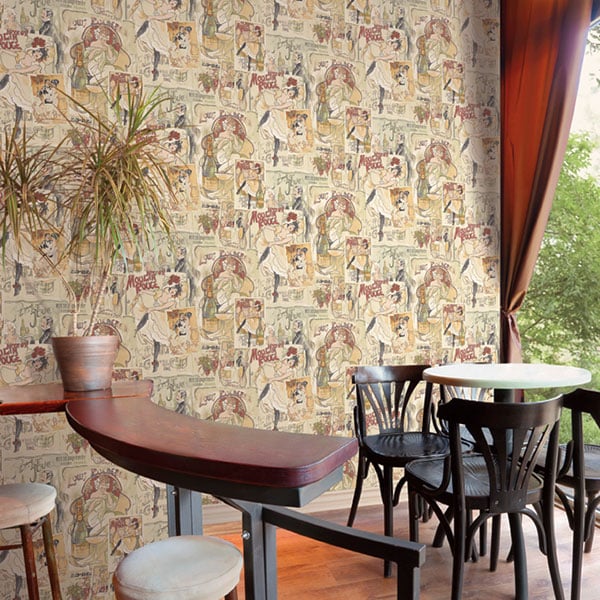 Galerie Wallpaper Product code: G56113R - Memories 2 Wallpaper Collection - Red Colours -  