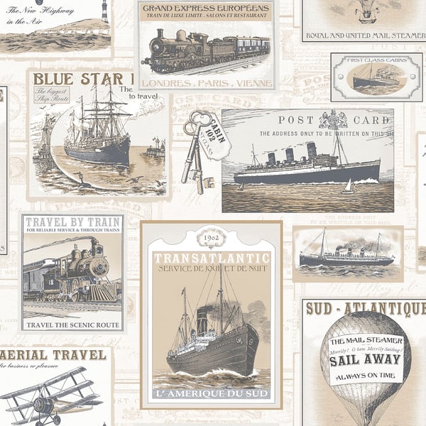 Galerie Wallpaper Product code: G56145 - Memories 2 Wallpaper Collection - Beige Colours -  