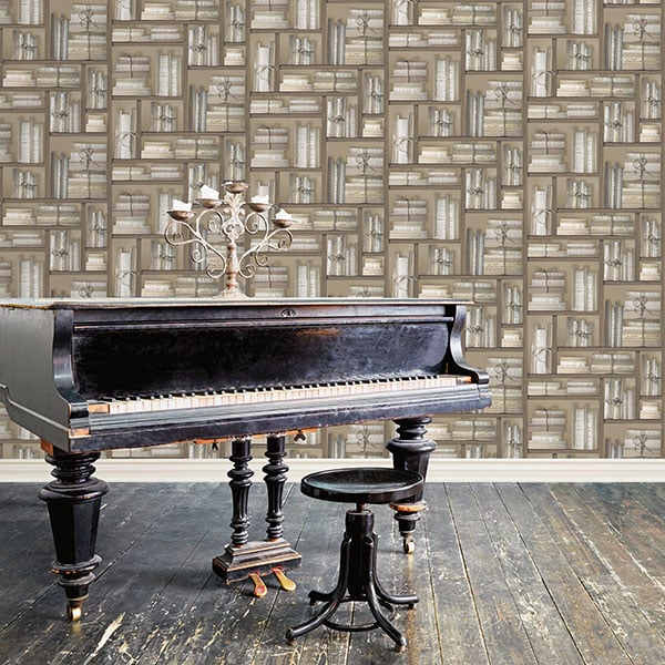 Galerie Wallpaper Product code: G56154R - Nostalgie Wallpaper Collection - Brown Colours -  