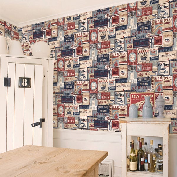 Galerie Wallpaper Product code: G56171R - Memories 2 Wallpaper Collection - Blue Colours -  