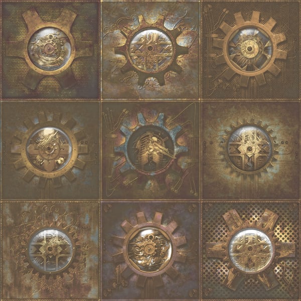 Galerie Wallpaper Product code: G56227 - Nostalgie Wallpaper Collection - Bronze Brown Colours -  